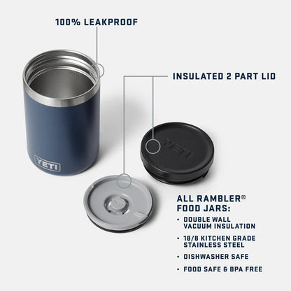 YETI Insulated Food Jar 16oz Stainless Steel