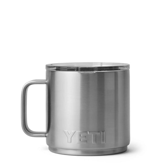 YETI Rambler 14oz Stackable Mug MS Stainless Steel - The Sporting Lodge