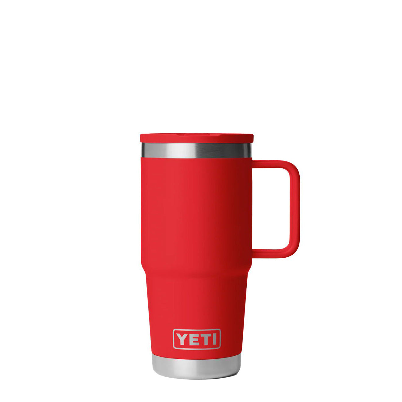 YETI  Rambler 20 Oz Travel Straw Mug Rescue Red