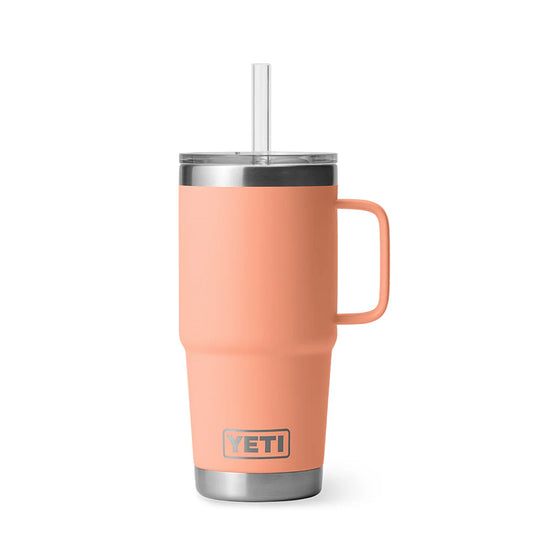 YETI Rambler 25oz Straw Mug Lowcountry Peach