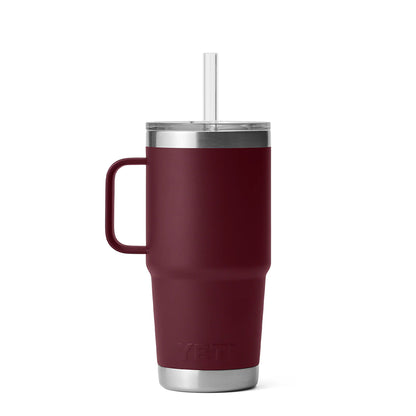 YETI Rambler 25oz Straw Mug Wild Vine Red