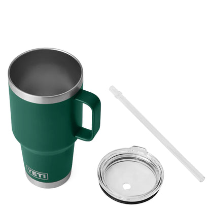YETI Rambler 35oz Straw Mug Black Forest Green - The Sporting Lodge