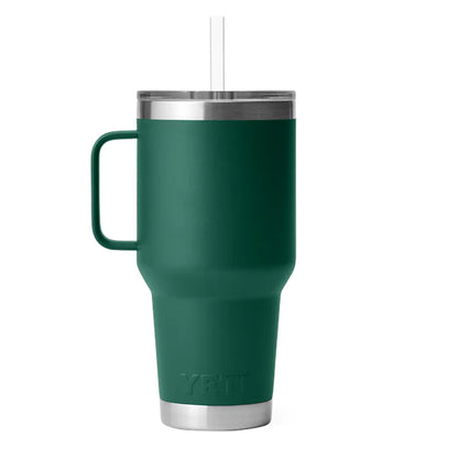 YETI Rambler 35oz Straw Mug Black Forest Green - The Sporting Lodge