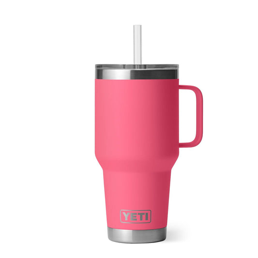 YETI Rambler 35oz Straw Mug Tropical Pink