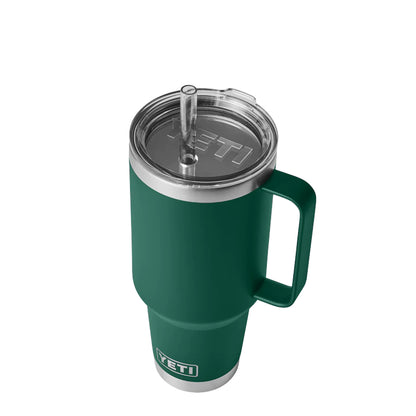 YETI Rambler 42oz Straw Mug Black Forest Green - The Sporting Lodge