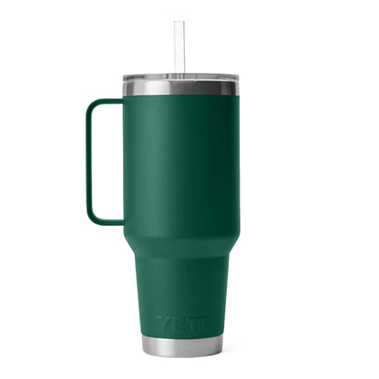 YETI Rambler 42oz Straw Mug Black Forest Green - The Sporting Lodge
