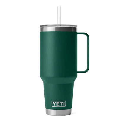 YETI Rambler 42oz Straw Mug Black Forest Green - The Sporting Lodge