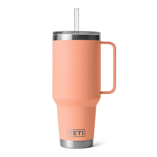YETI Rambler 42oz Straw Mug Lowcountry Peach