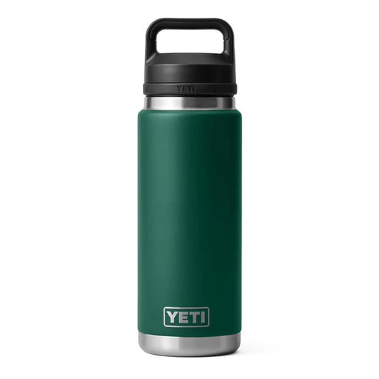 YETI Rambler Bottle Chug 26 oz Black Forest Green