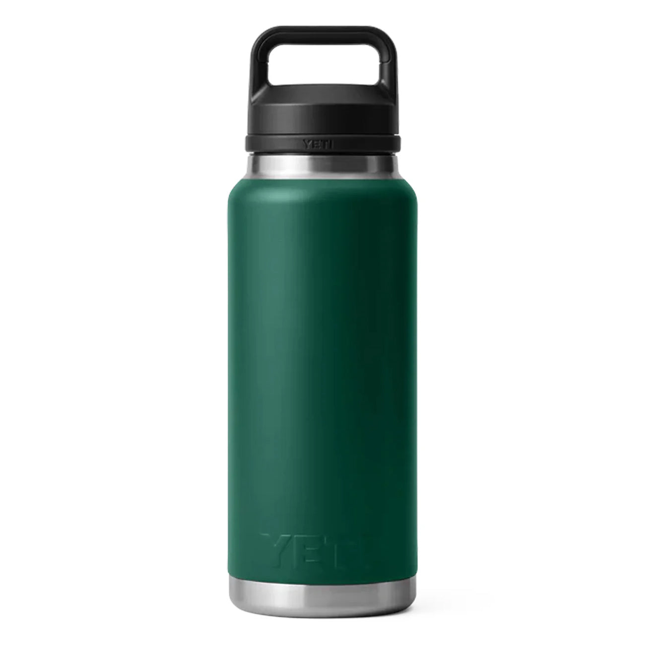 YETI Rambler Bottle Chug 36 oz Black Forest Green - The Sporting Lodge