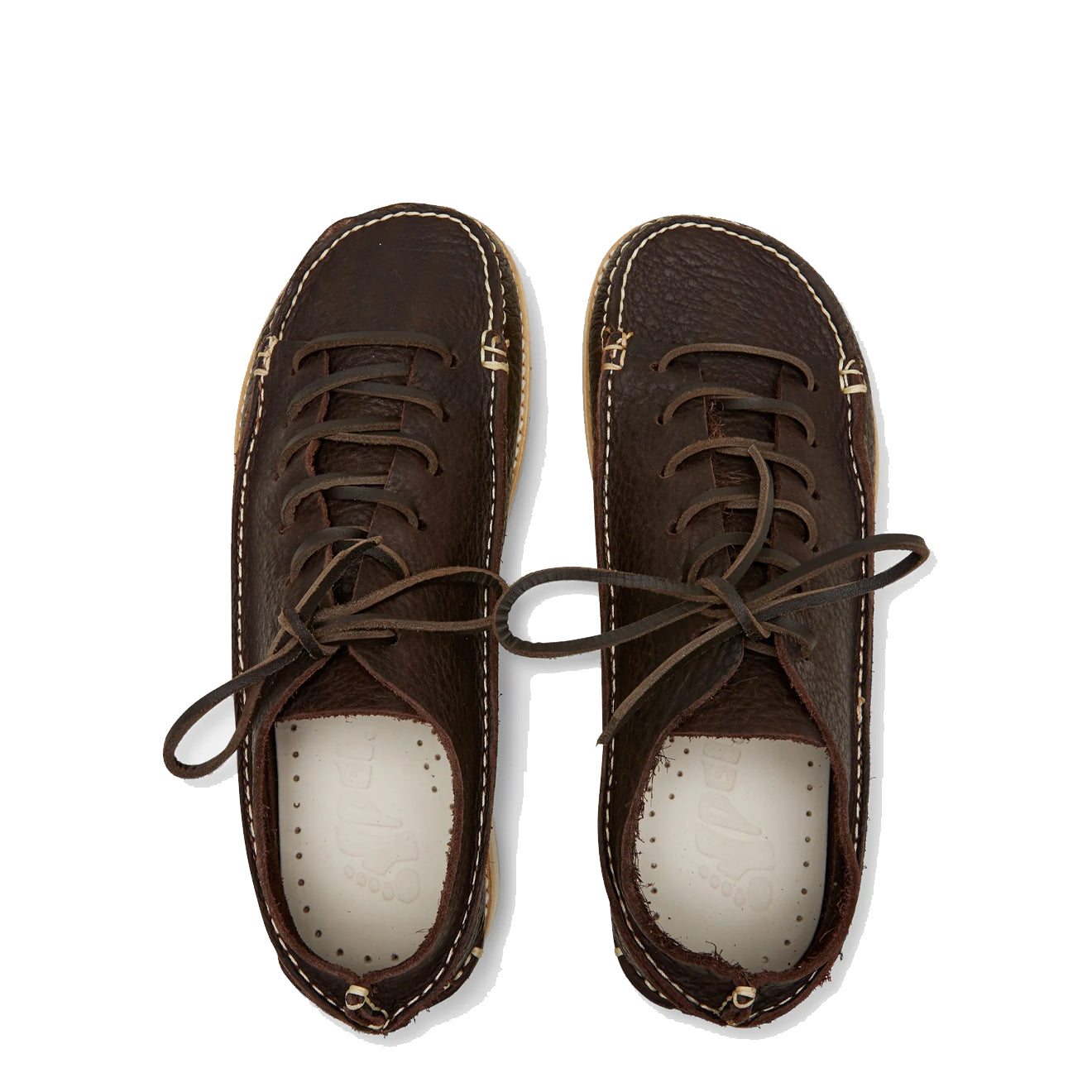 Yogi Womens Finn 3 Shoe Ostrich Leather Dark Brown - The Sporting Lodge