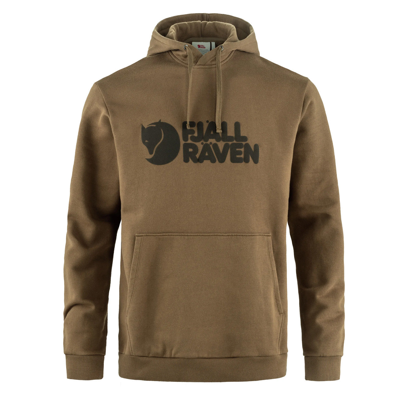 Fjallraven Logo Hoodie Wood Brown - The Sporting Lodge