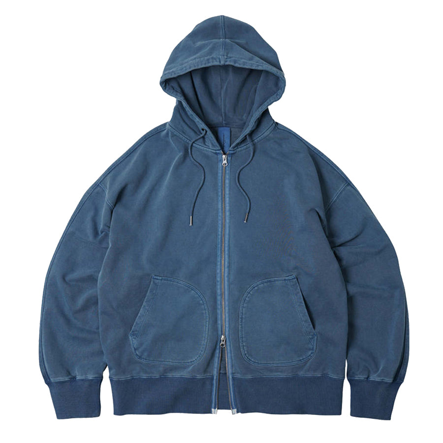 Frizmworks OG Pigment Dyeing Hood Zipup Parka Blue - The Sporting Lodge