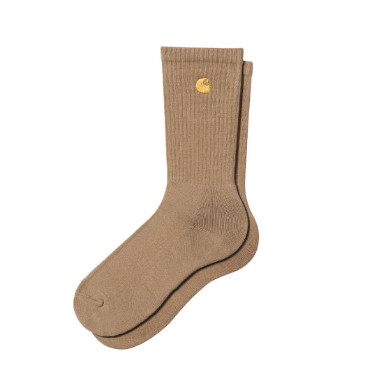 Carhartt WIP Chase Socks Peanut / Gold - The Sporting Lodge