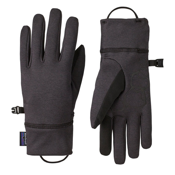 Patagonia R1 Daily Gloves Ink Black | The Sporting Lodge