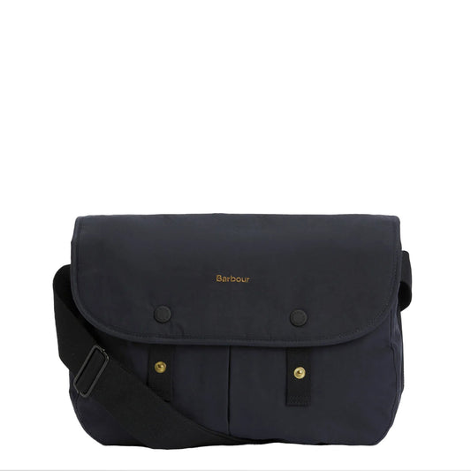 Barbour Transport Riever Crossbody Bag Navy
