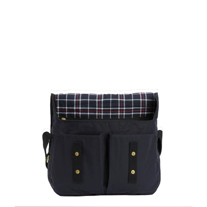 Barbour Transport Riever Crossbody Bag Navy