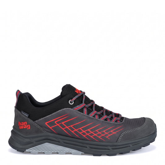 Hanwag Coastline Low Shoe Asphalt / Red