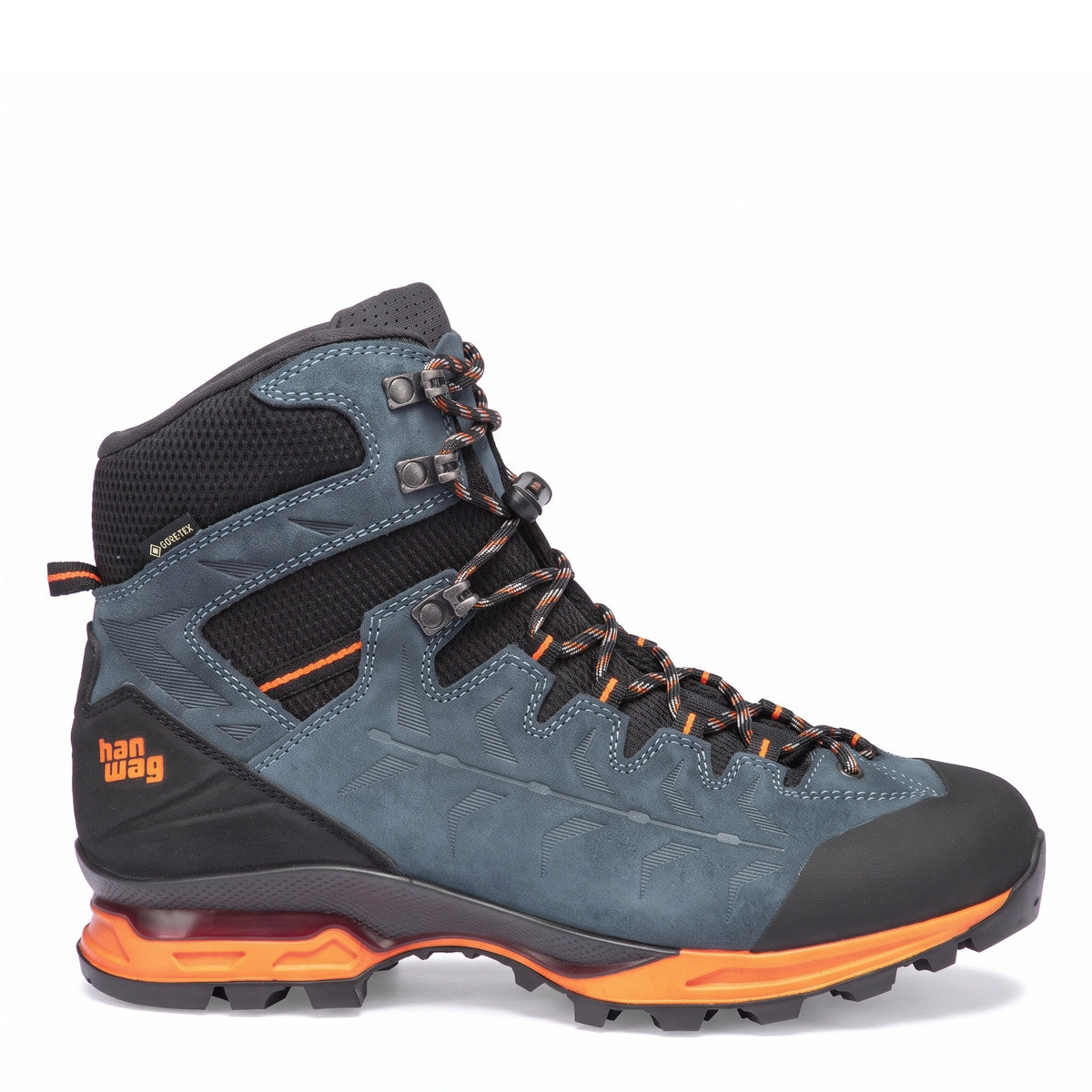 Hanwag Makra Trek Boots GTX Steel / Orange - The Sporting Lodge