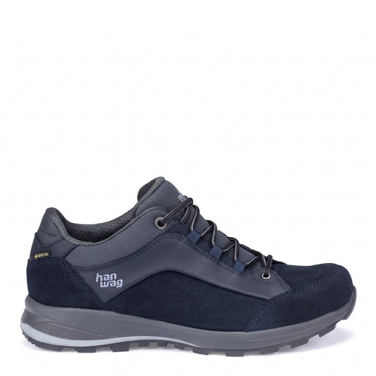 Hanwag Womens Banks Low Lady GTX Boot Navy / Ashpalt - The Sporting Lodge