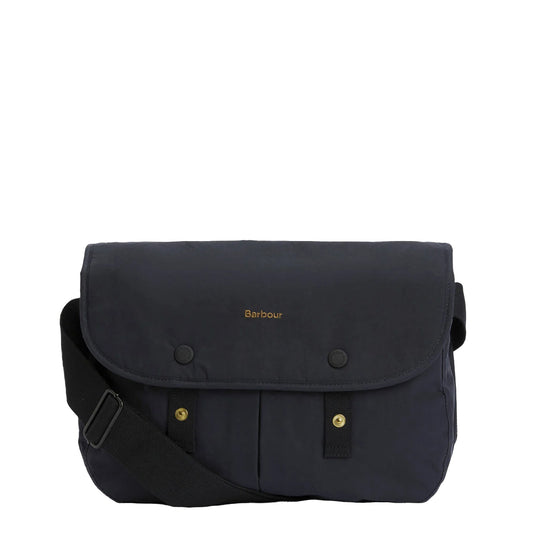 Barbour Transport Riever Crossbody Bag Navy