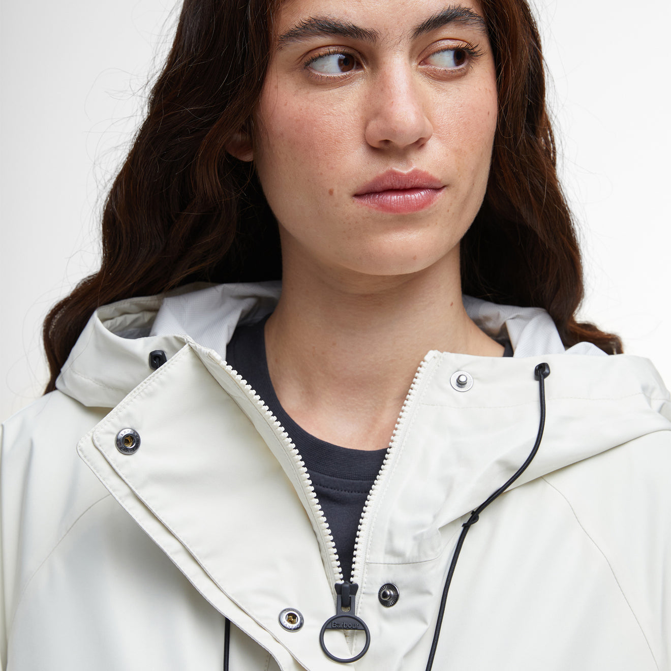 Barbour Womens Jayla Waterproof Parka Salt - The Sporting Lodge