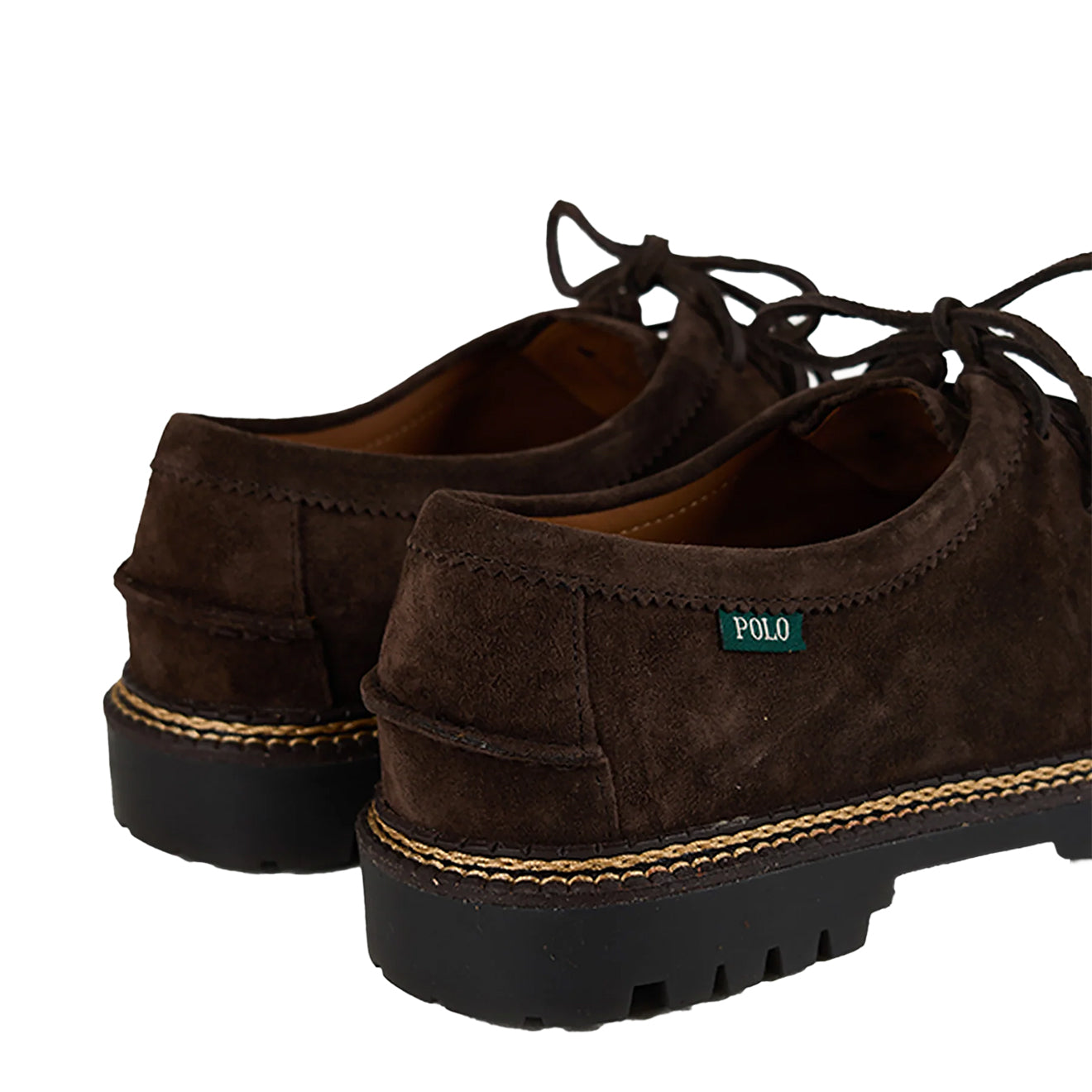 Polo Ralph Lauren Jett Lug-Sole Suede Moc-Toe Shoe Dark Brown - The Sporting Lodge