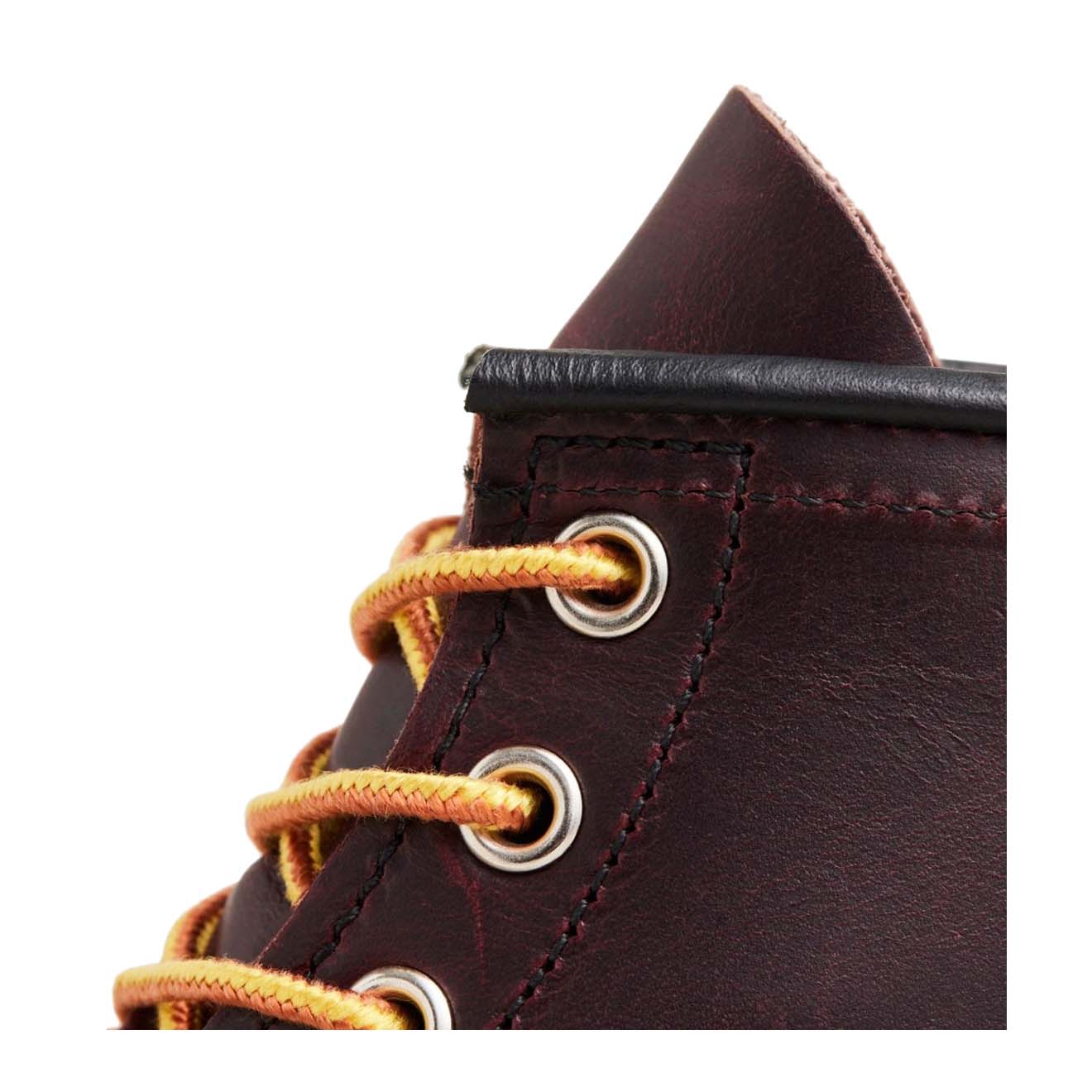 Red Wing 6-Inch Classic Moc Boot Black Cherry-5