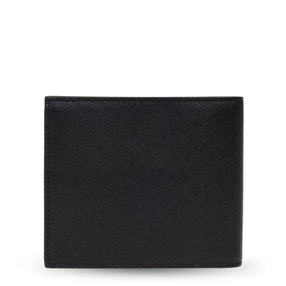 Paul Smith Mini Stripe Leather Billfold Wallet Black