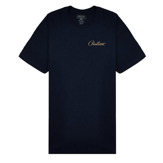Pendleton Chief Joesph Graphic Tee Midnight Navy / Light Orange - The Sporting Lodge