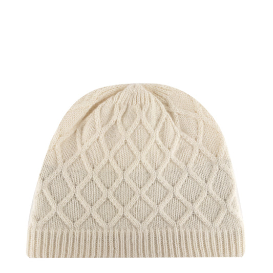 Patagonia Womens Honeycomb Knit Beanie Birch White - The Sporting Lodge