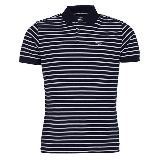 Barbour Styhead Stripe Polo Navy - The Sporting Lodge