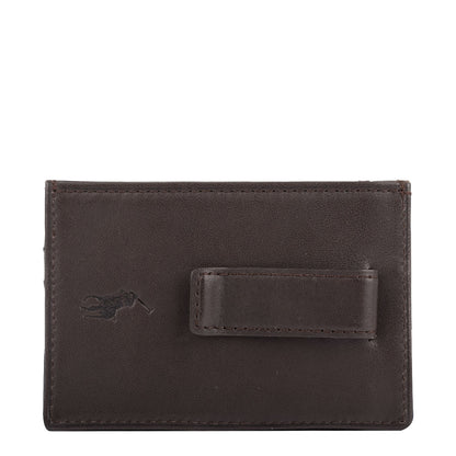 Polo Ralph Lauren Small Leather Card Case Brown - The Sporting Lodge