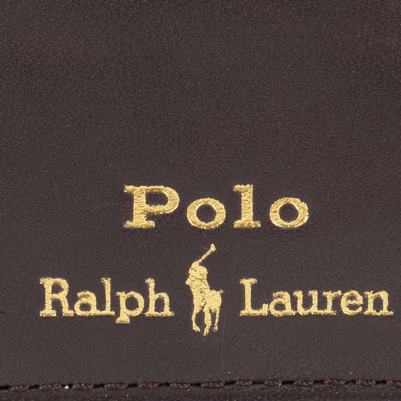 Polo Ralph Lauren Small Leather Card Case Brown - The Sporting Lodge