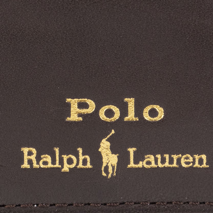 Polo Ralph Lauren Small Leather Card Case Brown - The Sporting Lodge