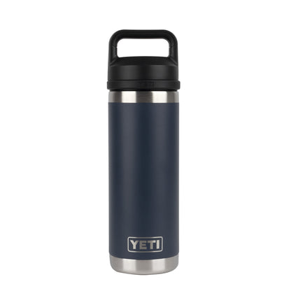 YETI Rambler 18oz Bottle Chug Navy - The Sporting Lodge