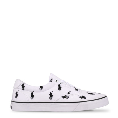 Polo Ralph Lauren Thorton Trainer Low Top White Multi - The Sporting Lodge