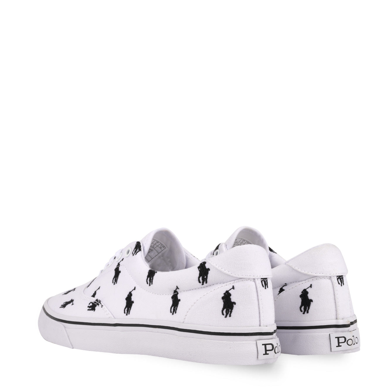 Polo Ralph Lauren Thorton Trainer Low Top White Multi - The Sporting Lodge