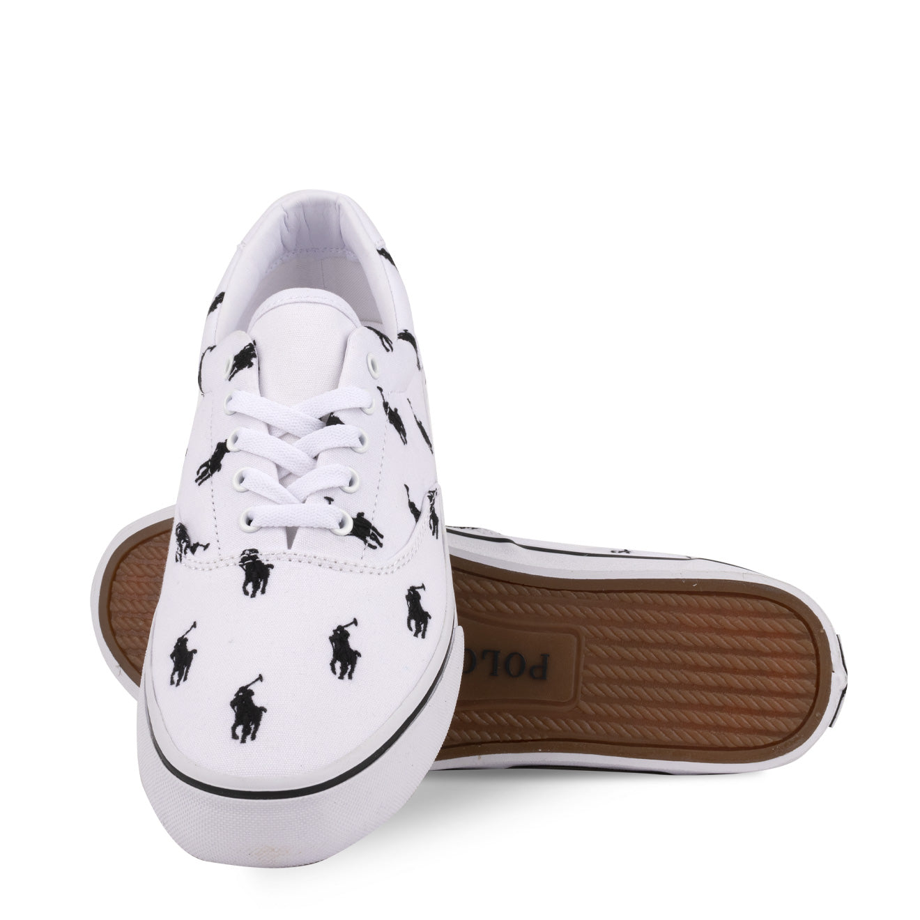 Polo Ralph Lauren Thorton Trainer Low Top White Multi - The Sporting Lodge