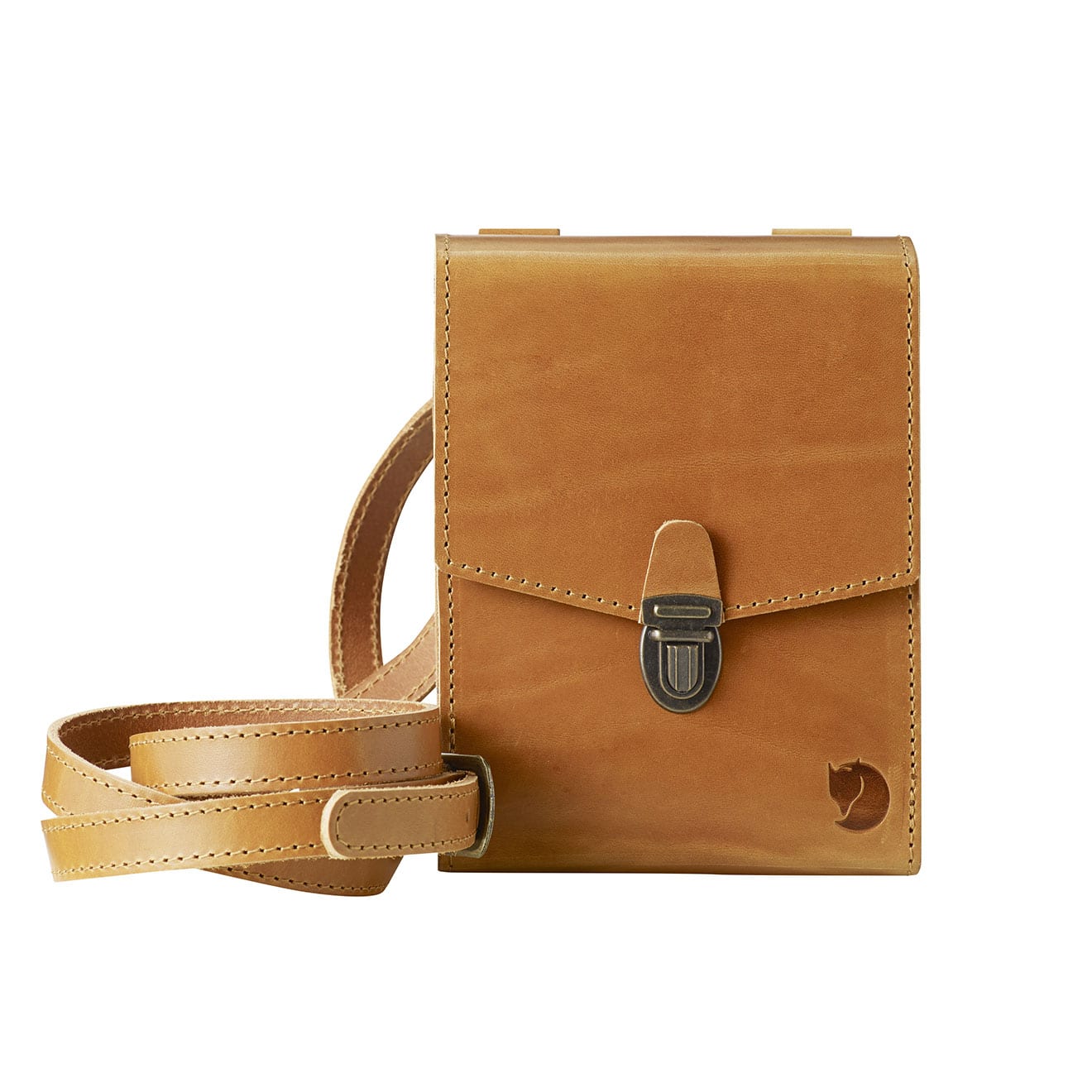 Fjallraven Singi Bino Bag Leather Cognac - The Sporting Lodge
