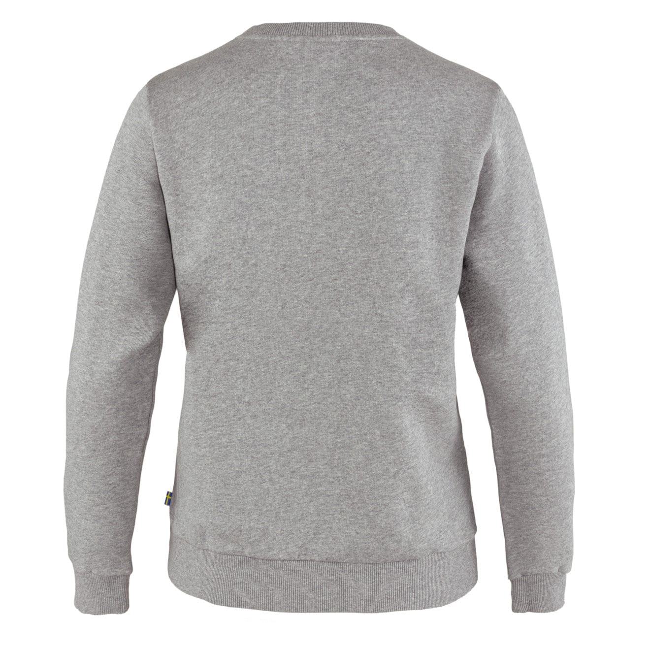 Fjallraven Womens Logo Sweater Grey Melange - The Sporting Lodge