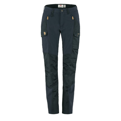 Fjallraven Womens Nikka Trousers Curved Dark Navy - The Sporting Lodge
