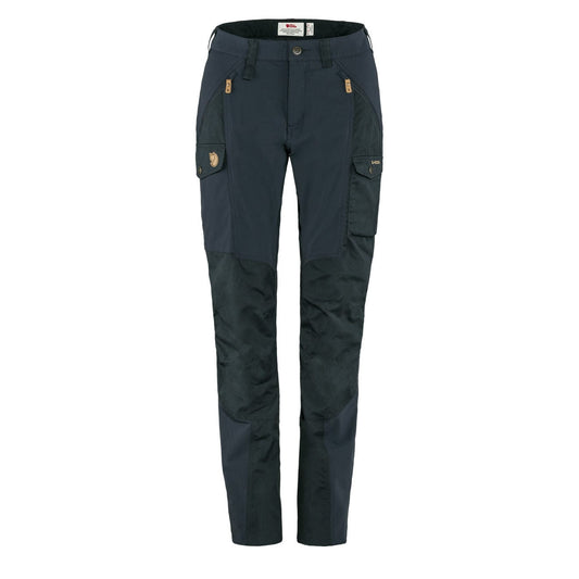 Fjallraven Womens Nikka Trousers Curved Dark Navy - The Sporting Lodge