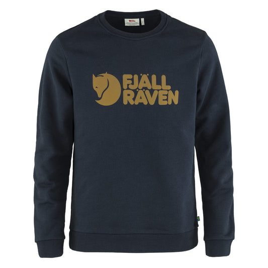 Fjallraven Logo Sweater Dark Navy - The Sporting Lodge