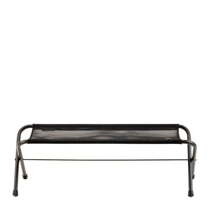 Snow Peak Mesh Folding Bench Black - The Sporting Lodge