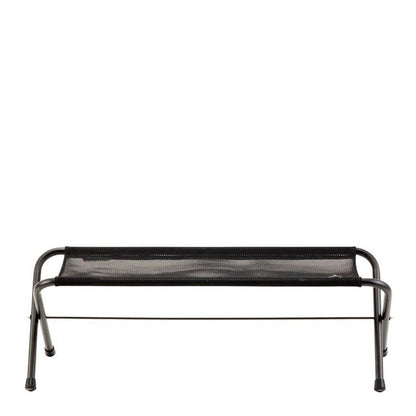 Snow Peak Mesh Folding Bench Black - The Sporting Lodge