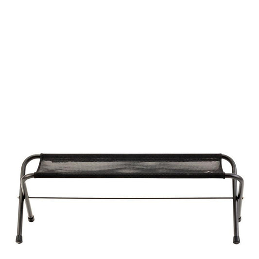 Snow Peak Mesh Folding Bench Black - The Sporting Lodge