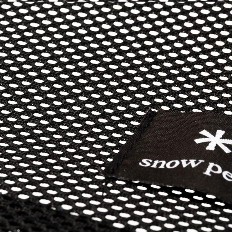 Snow Peak Mesh Folding Bench Black - The Sporting Lodge