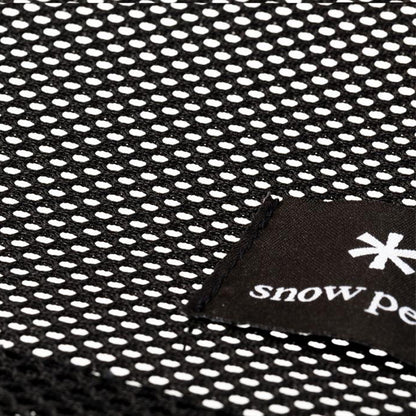 Snow Peak Mesh Folding Bench Black - The Sporting Lodge