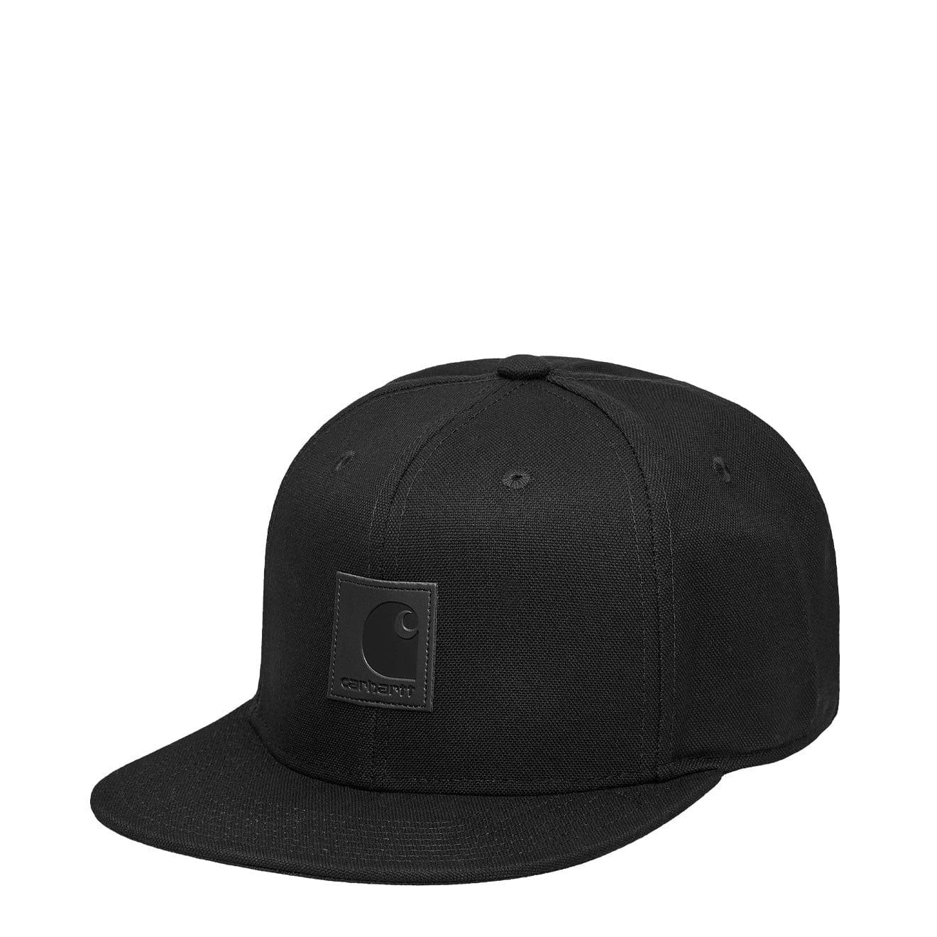 Carhartt WIP Logo Cap Black - The Sporting Lodge